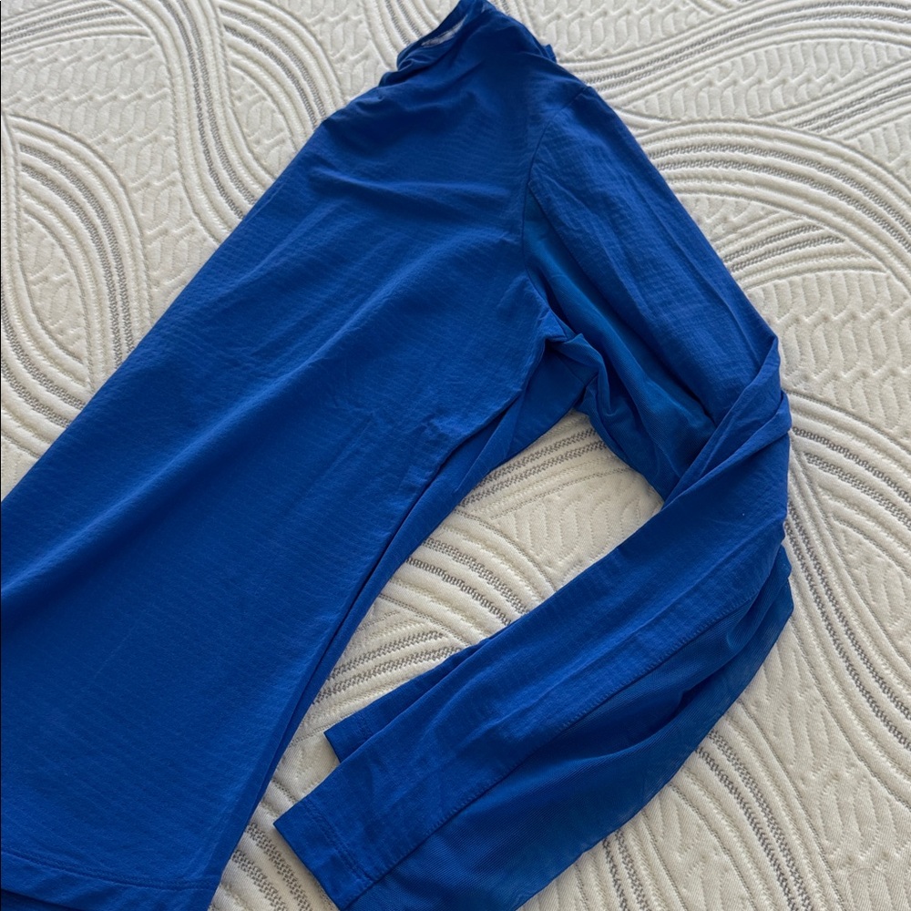 IBKUL Royal Blue Activewear Top - Picture 4 of 6
